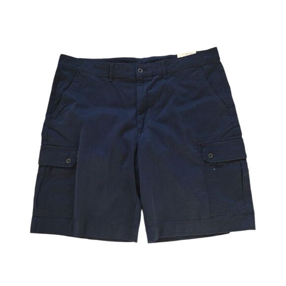 St. John's Bay Other - NEW St Johns Bay Cargo Shorts‎ Mens 42 Blue Soft Wash Legacy 10" Inseam